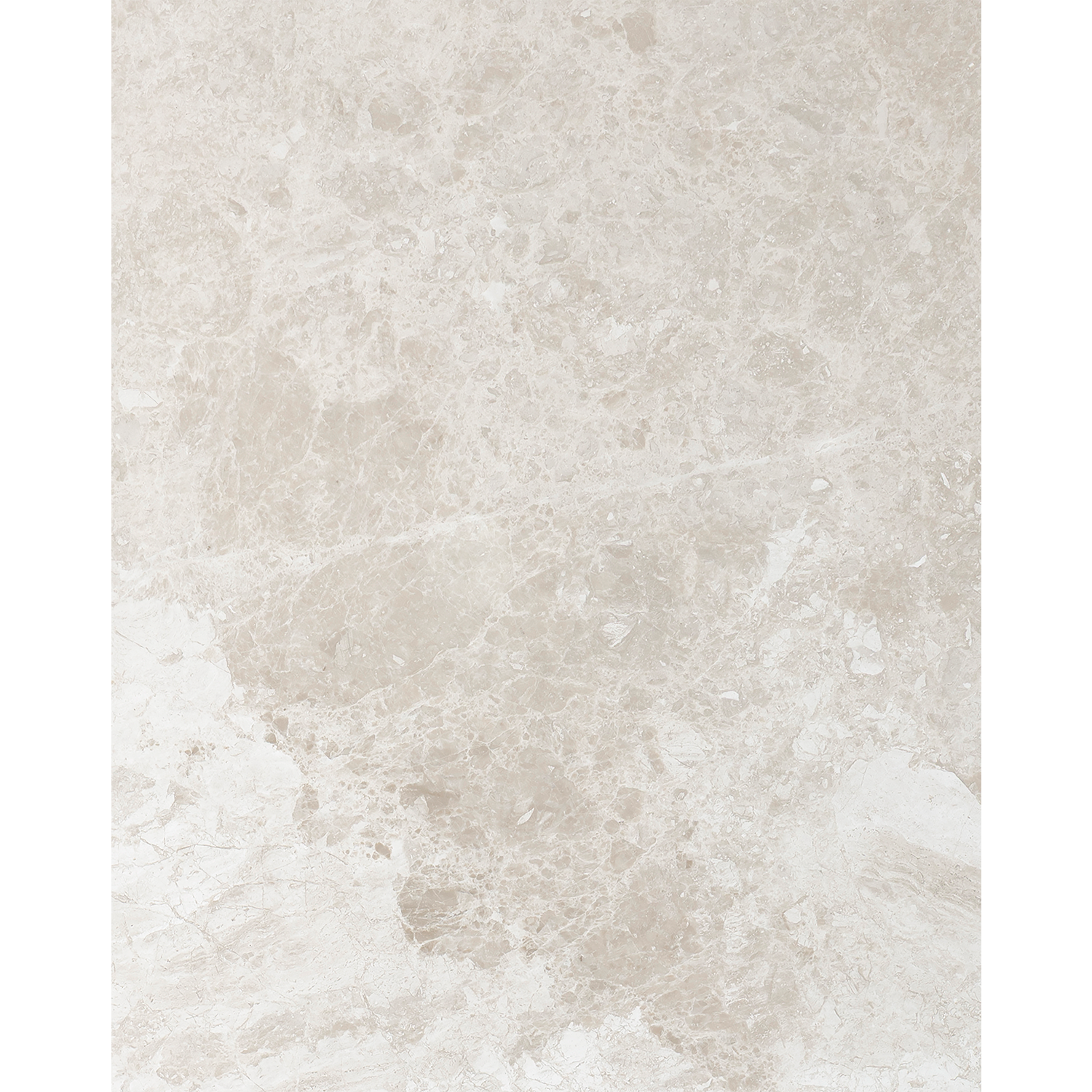 Texture close-up of beige marble coffee table surface seen from above
